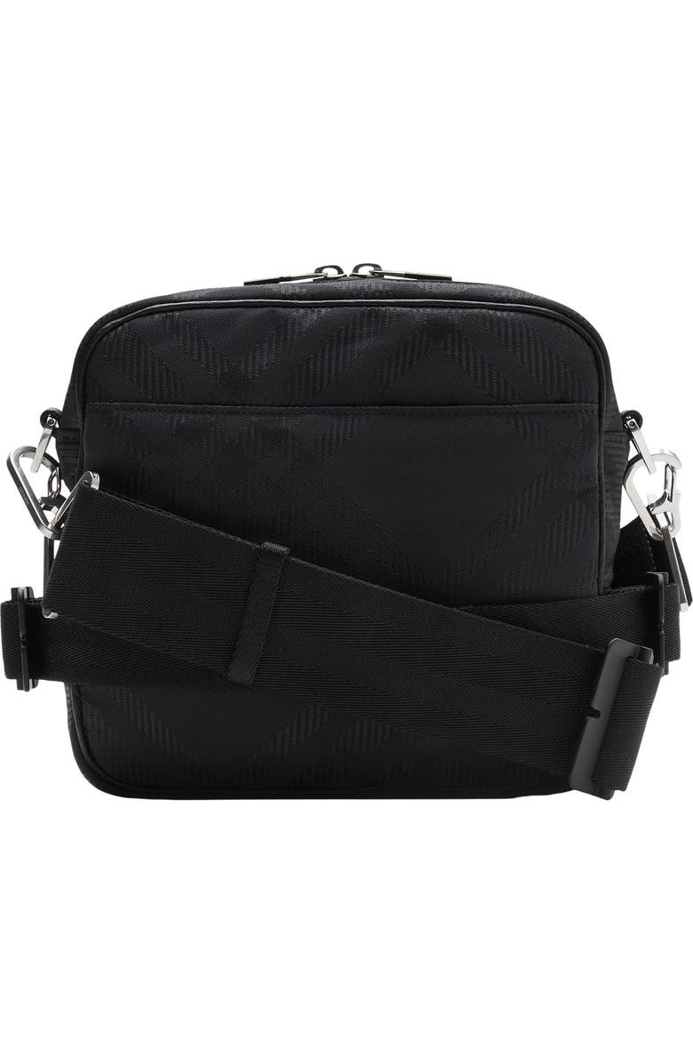 Burberry Check Jacquard Nylon Crossbody Bag, Alternate, color,