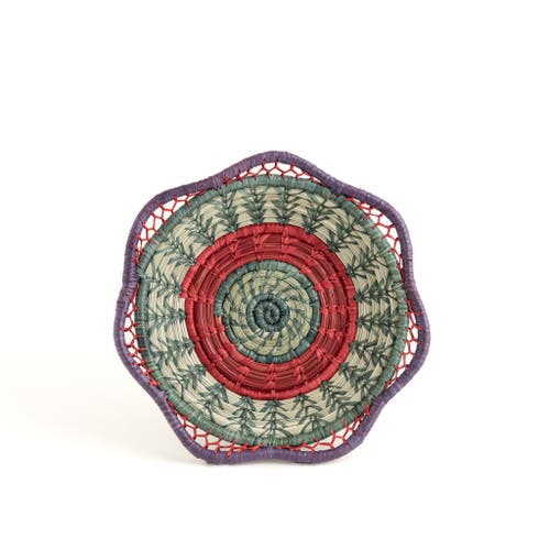 Mayan Hands Fina Basket In Multi