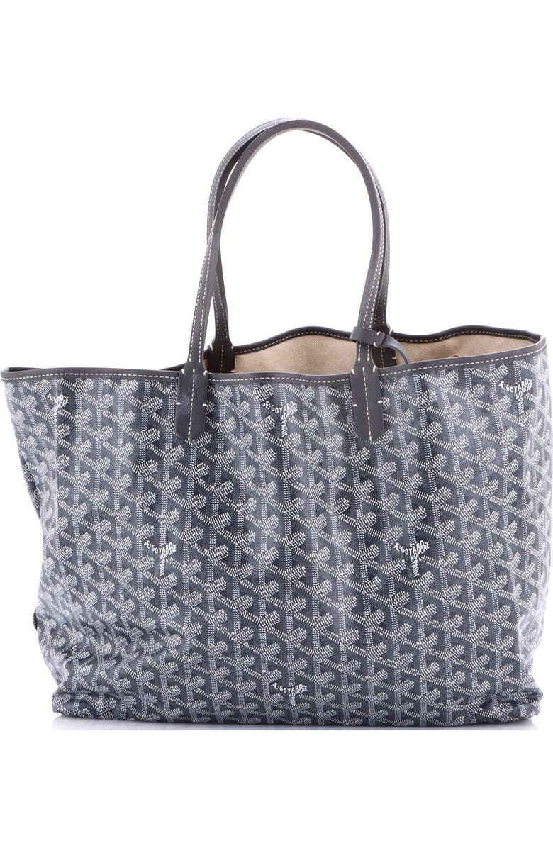 Pre-Owned Goyard Saint Louis Tote Coated Canvas PM, Alternate, color, Gray