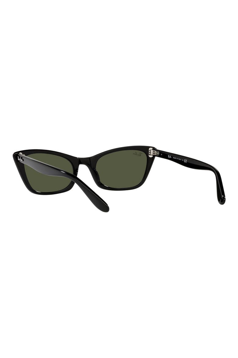 Lady Burbank 55mm Cat Eye Sunglasses, Alternate, color, BLACK