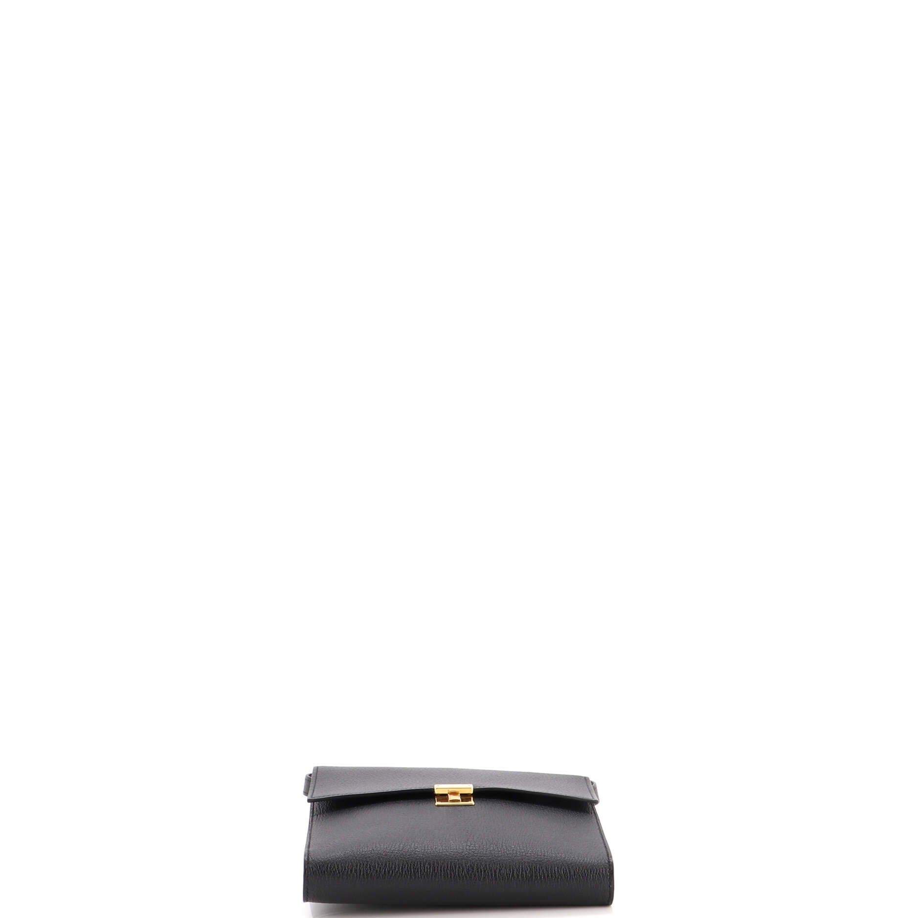 Clic Wallet on Strap Chevre Mysore 16, Alternate, color, Black