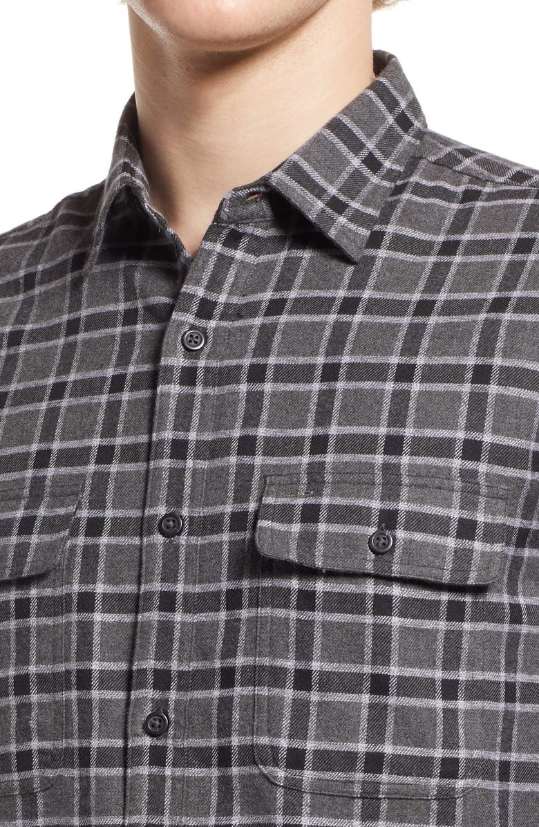 Nordstrom Flannel Button-Up Shirt, Alternate, color,
