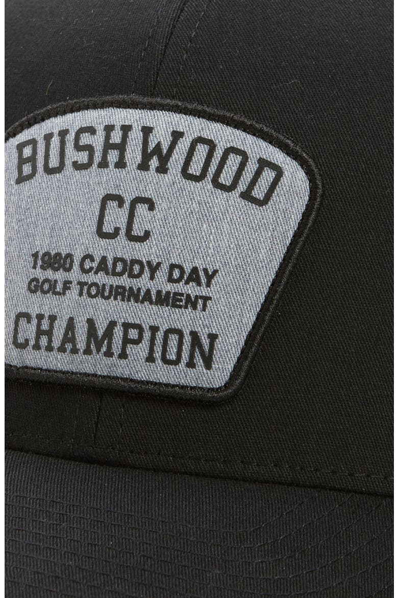 Presidential Suite Trucker Hat, Alternate, color, Black