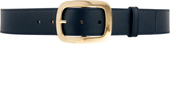 Vaincourt La Captivante Brass Buckle Leather Belt