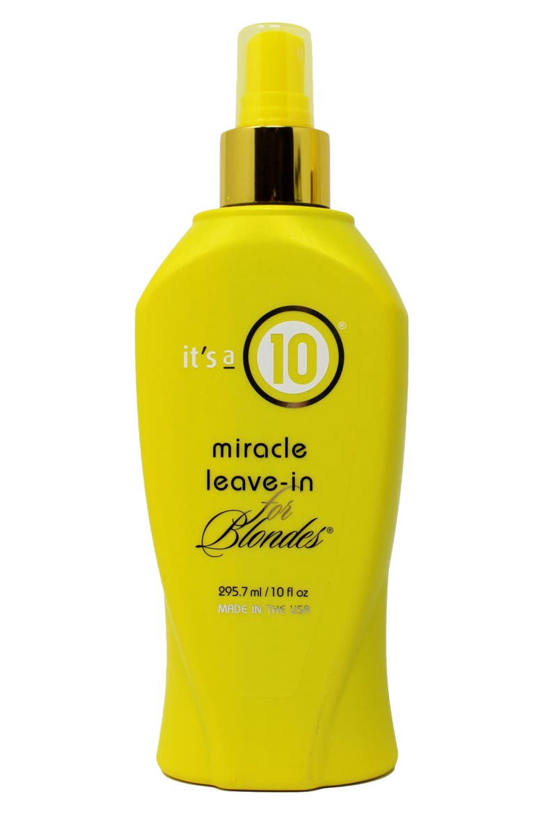 It's A 10 Miracle Leave-In for Blondes, Main, color, NO COLOR