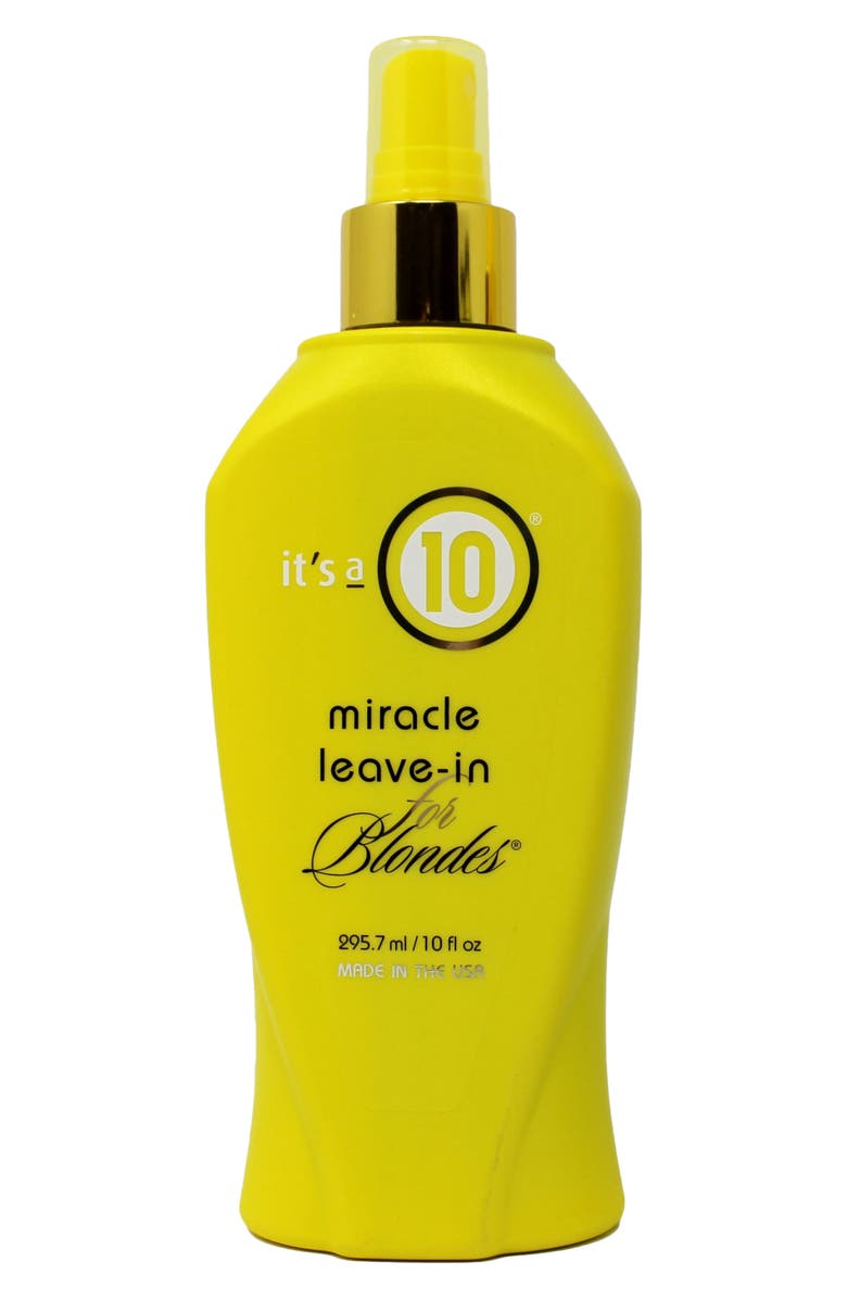 ITS A 10 It's A 10 Miracle Leave-In for Blondes, Main, color,
