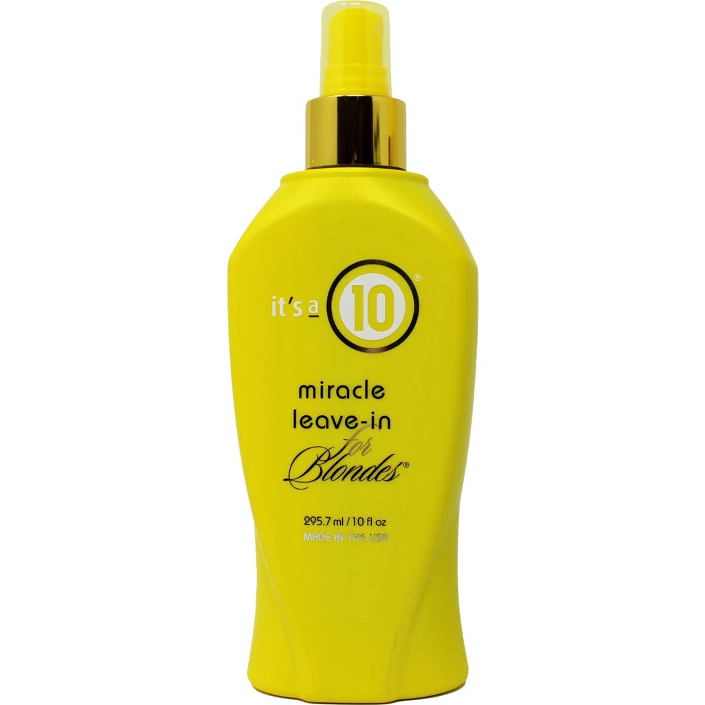 It's A 10 Its A 10 Miracle Leave-in For Blondes