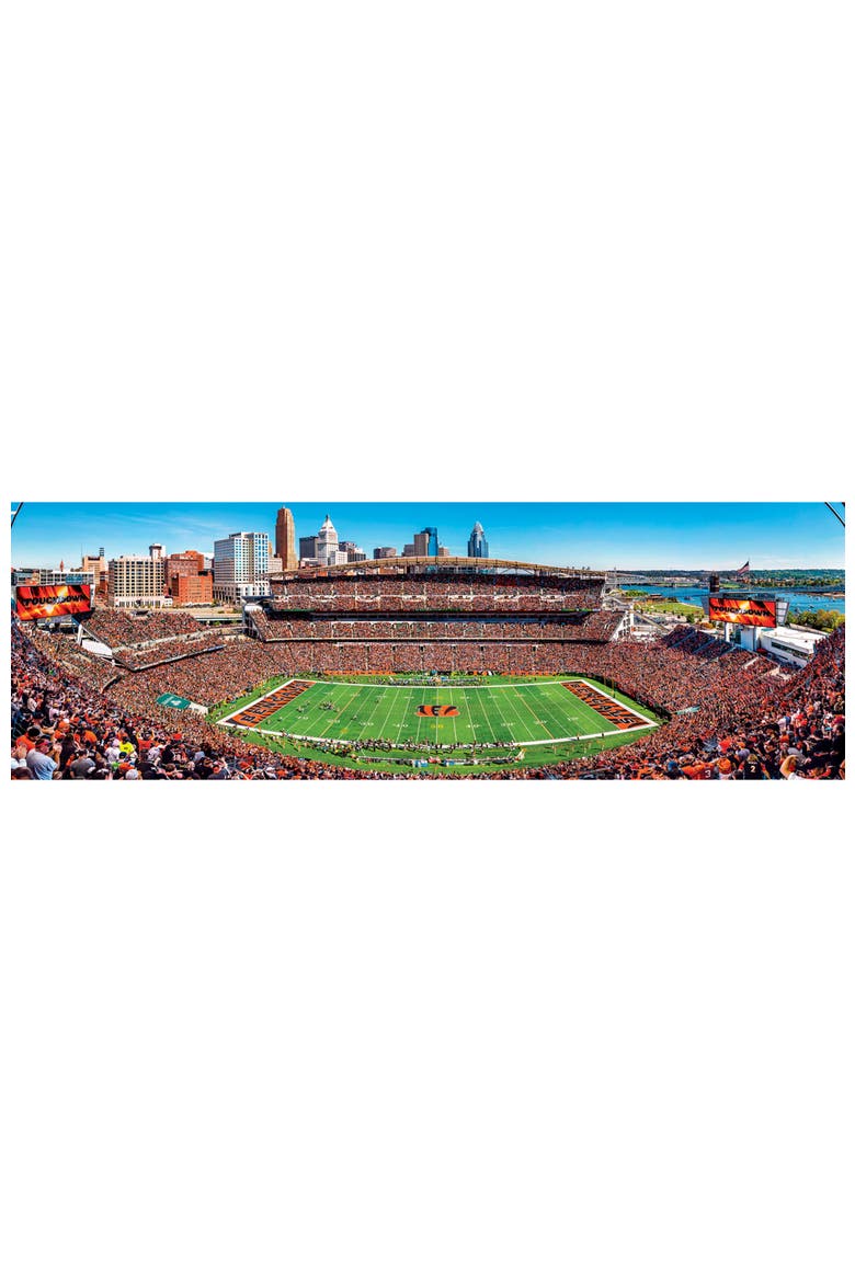 Cincinnati Bengals 1000pc Pano Puzzle, Alternate, color, Multicolor