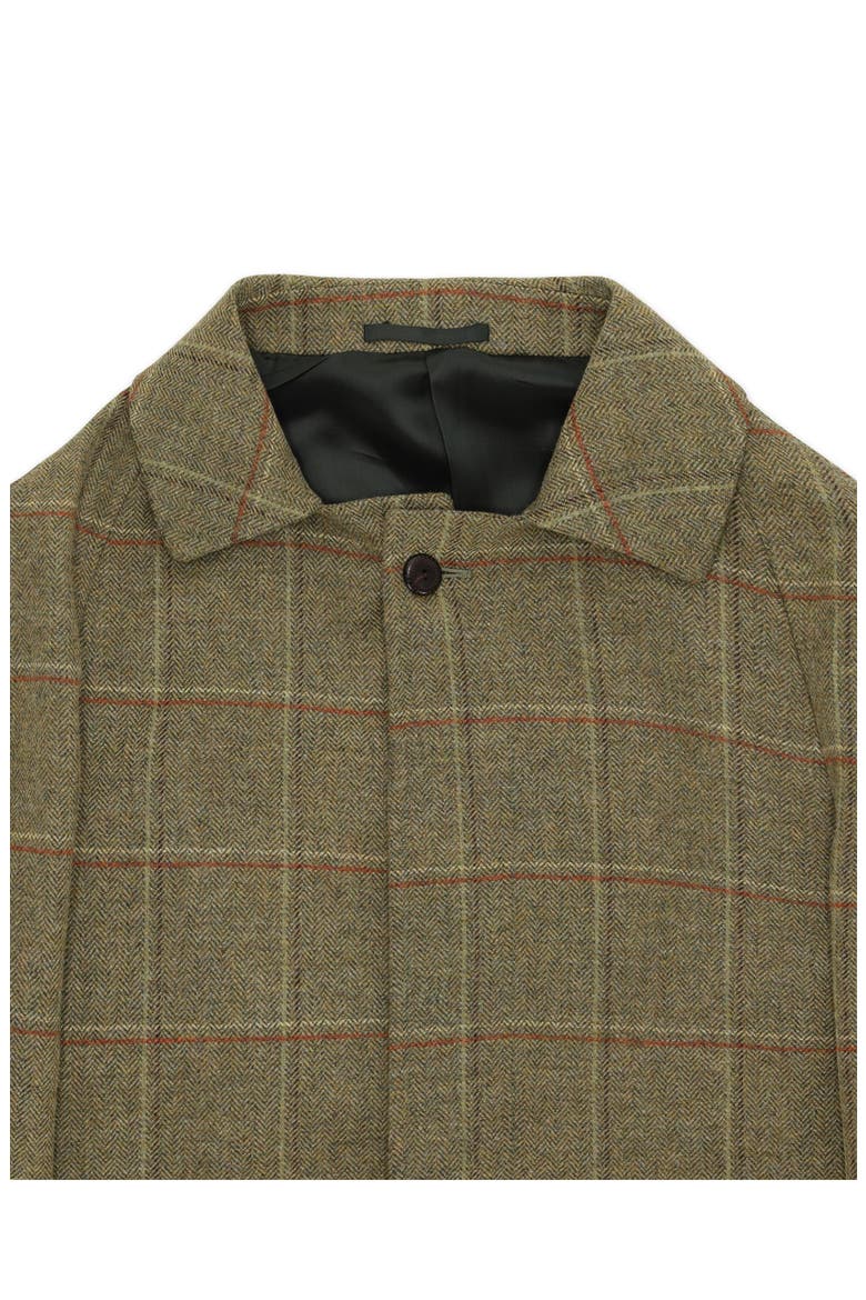 Classic Plaid Wool Coat, Alternate, color, Multicolor