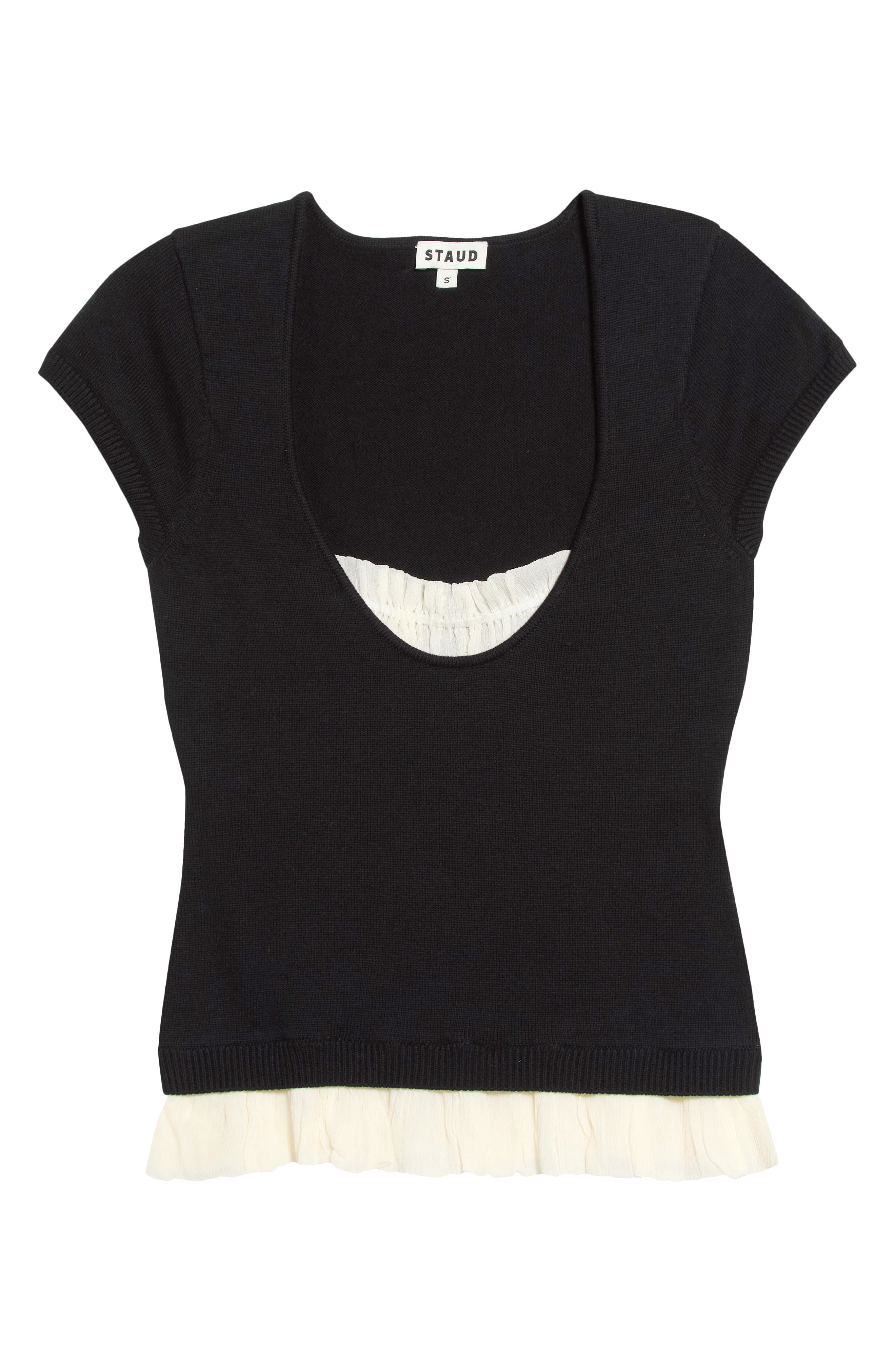 selected BLACK/ IVORY