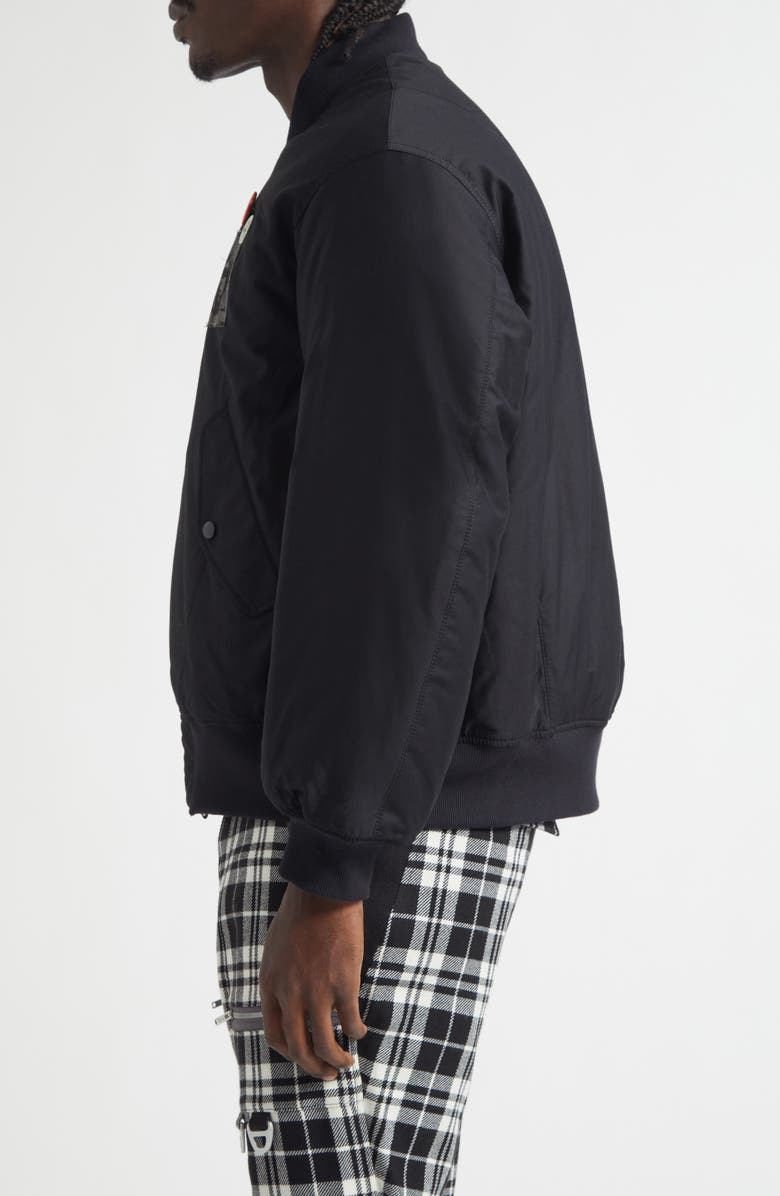 Undercover Faust Blouson Jacket, Alternate, color, Black