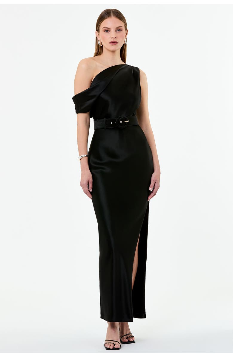 NICHOLAS Eartha Dress, Alternate, color, Black