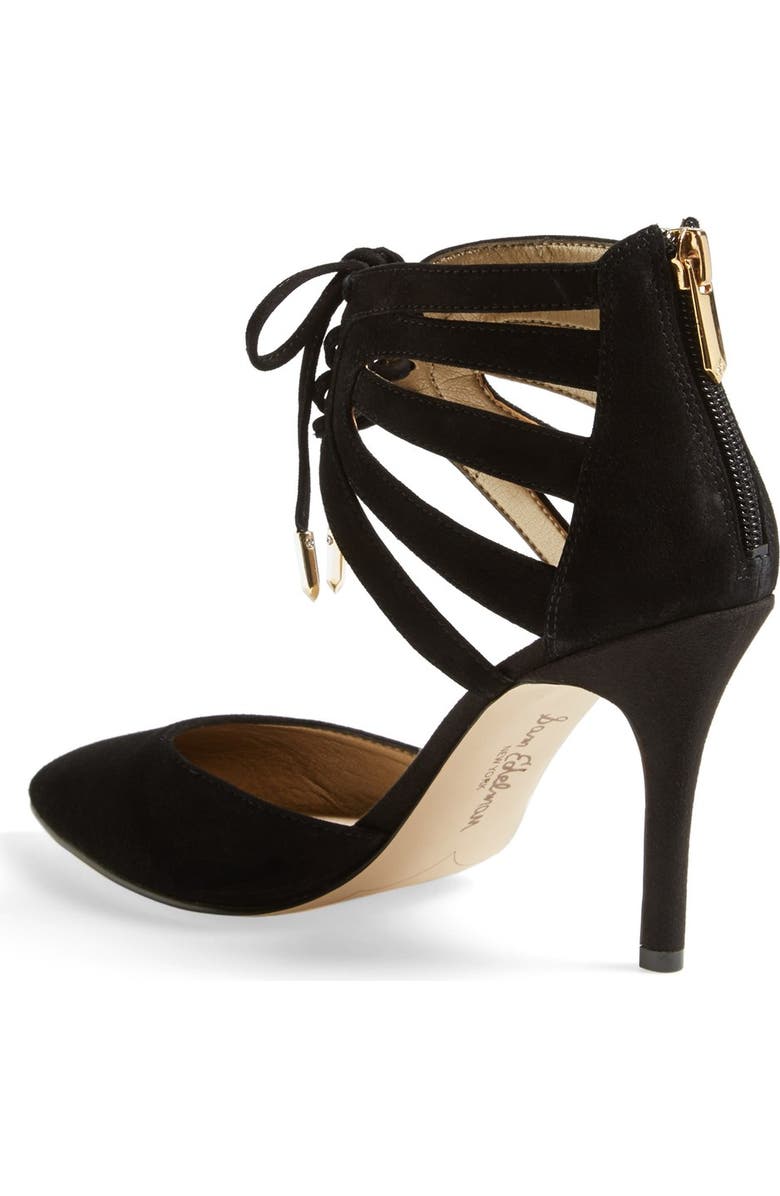 Sam Edelman 'Zachary' Cutout Ankle Cuff Suede Pump, Alternate, color,