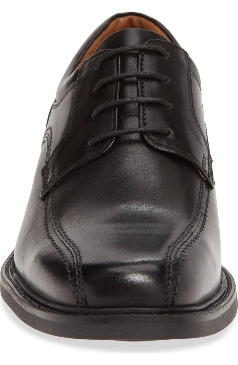 Johnston & Murphy Tabor Bike Toe Derby, Alternate, color, Black