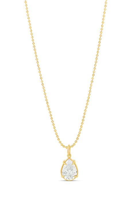 Cubic Zirconia Pendant Necklace