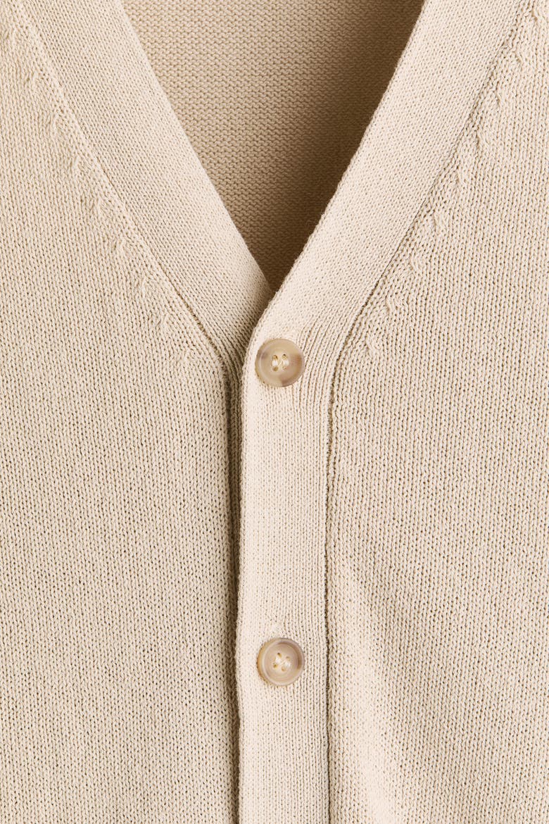 Relaxed Fit Cardigan, Alternate, color, Beige