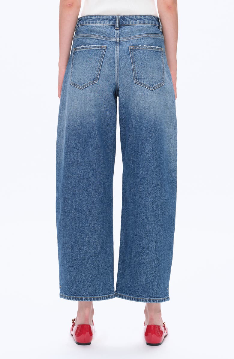 Bayeas Mid Rise Balloon Jeans, Alternate, color, Medium Blue