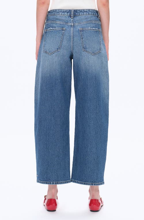 Bayeas Mid Rise Balloon Jeans In Blue