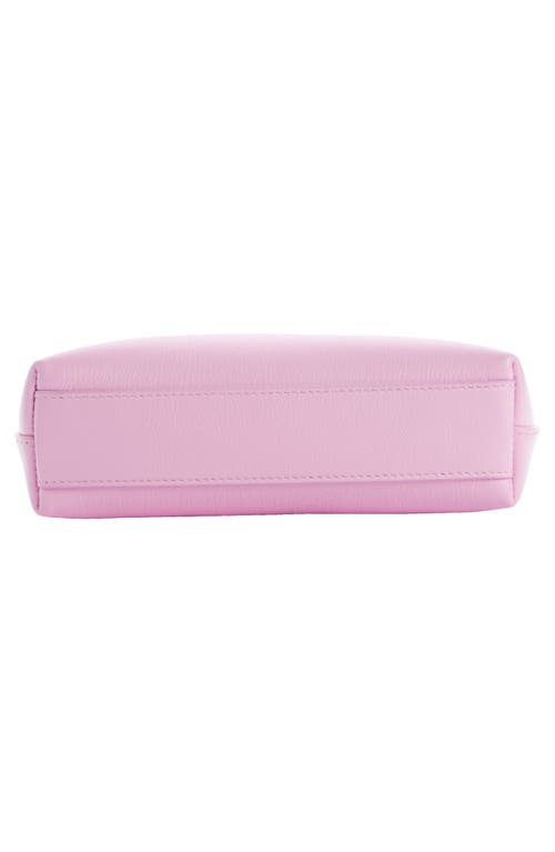 Givenchy Small Voyou Leather Wristlet In 662-candy Pink