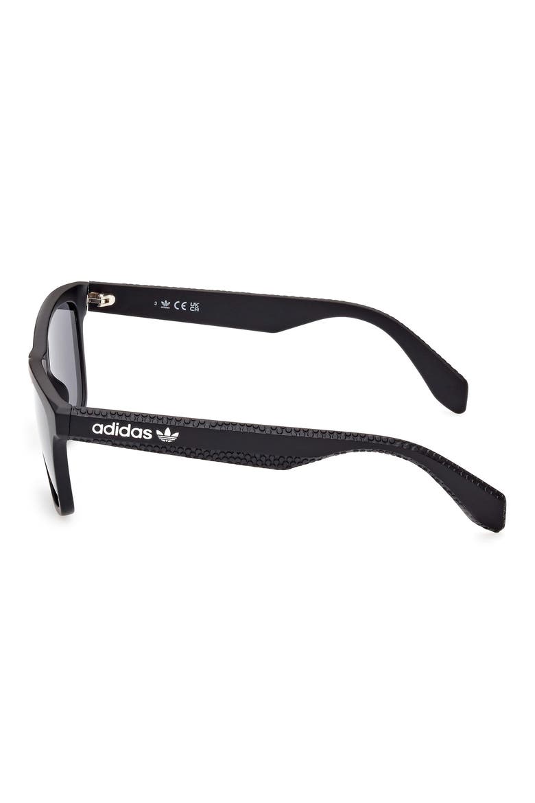 54mm Navigator Sunglasses, Alternate, color, MATTE BLACK / SMOKE