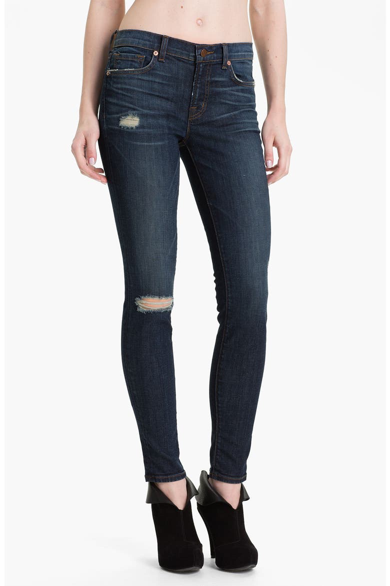 '811' Skinny Stretch Jeans, Main, color, SALEM