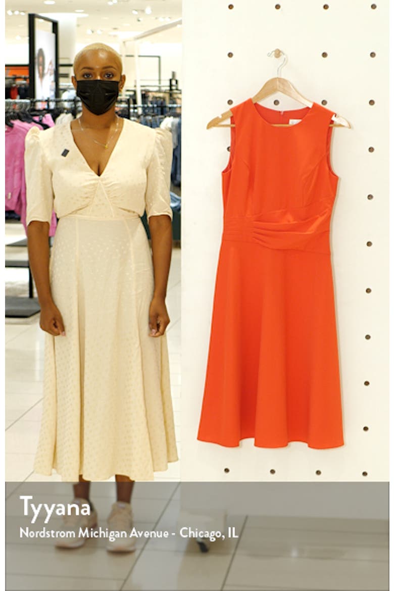 Ruched Fit & Flare Dress video