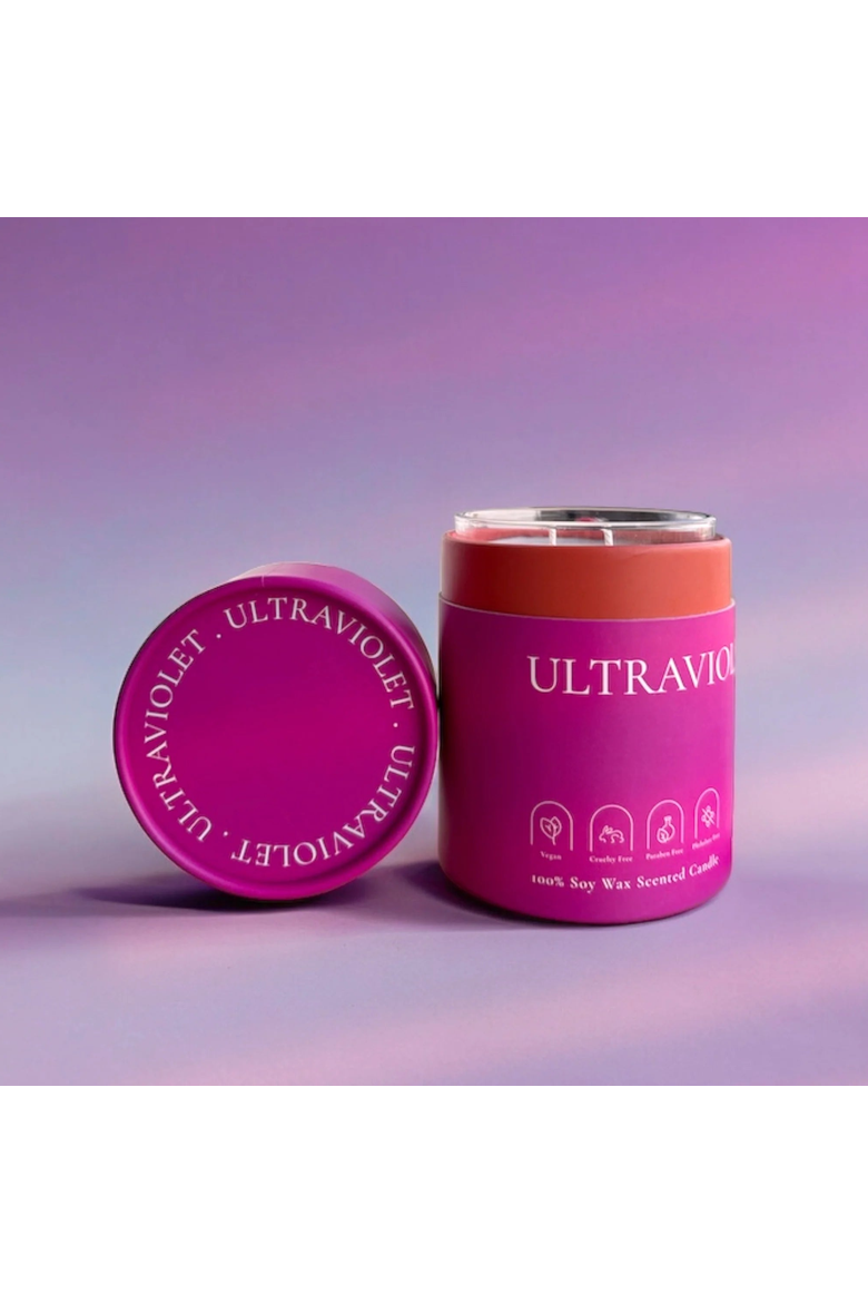 Ultraviolet 11 oz. Candle, Alternate, color, White