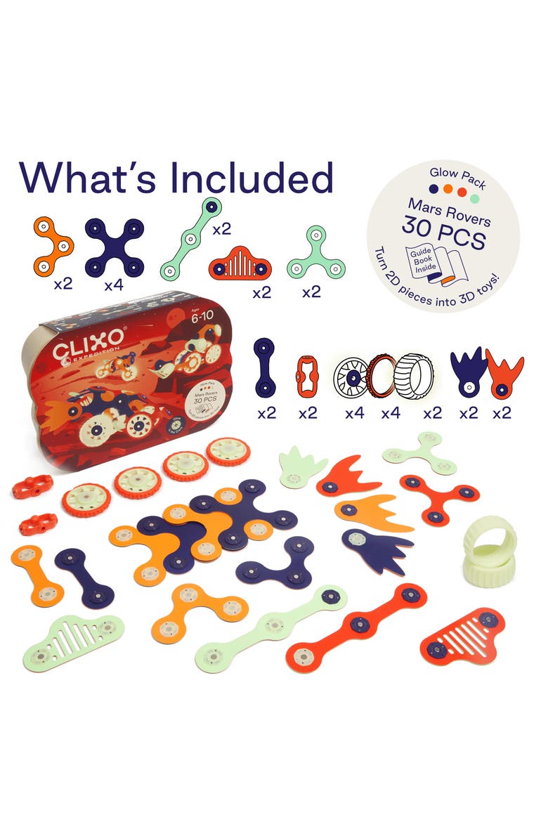 Mars Rovers 30-Piece Building Set, Main, color, MULTI