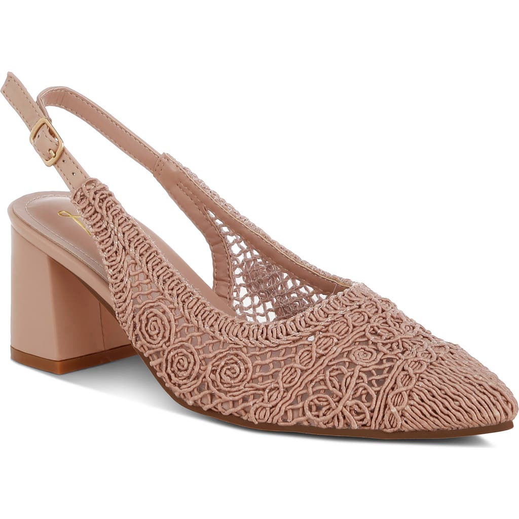Shop London Rag Tolina Slingback Pump In Blush