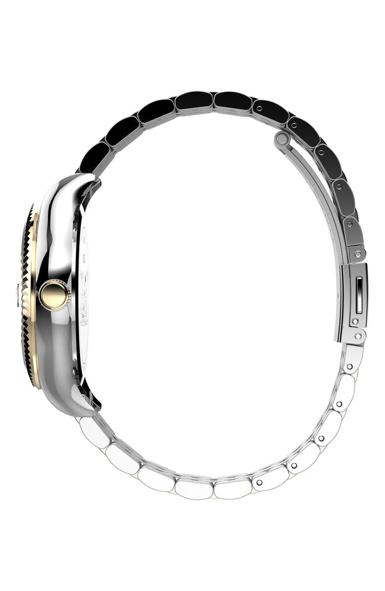 Timex<sup>®</sup> x Peanuts<sup>®</sup> Legacy Two-Tone Bracelet Watch, 34mm, Alternate, color, White