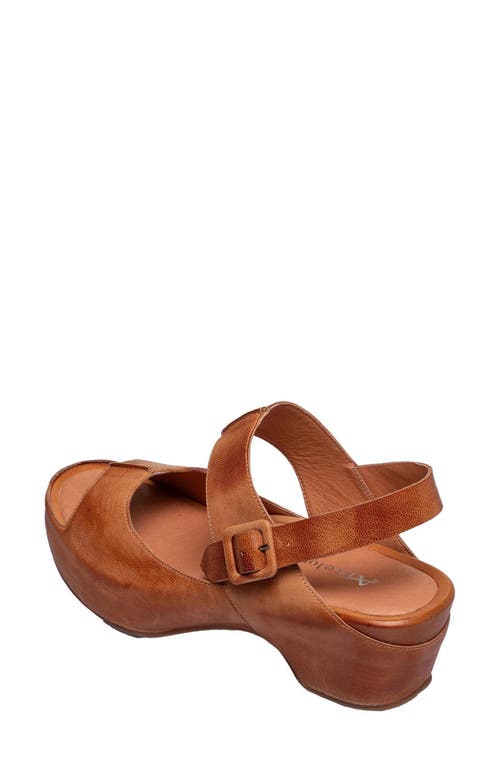 Antelope Misty Platform Sandal In Tan