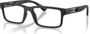 Emporio Armani 55mm Rectangle optical glasses
