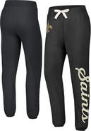 G-III 4HER BY CARL BANKS Women's G-III 4Her by Carl Banks Black New Orleans Saints Scrimmage Fleece Pants
