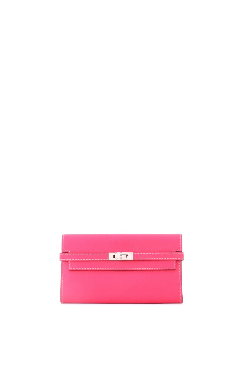 Kelly Wallet Epsom Long, Main, color, Rose Tyrien