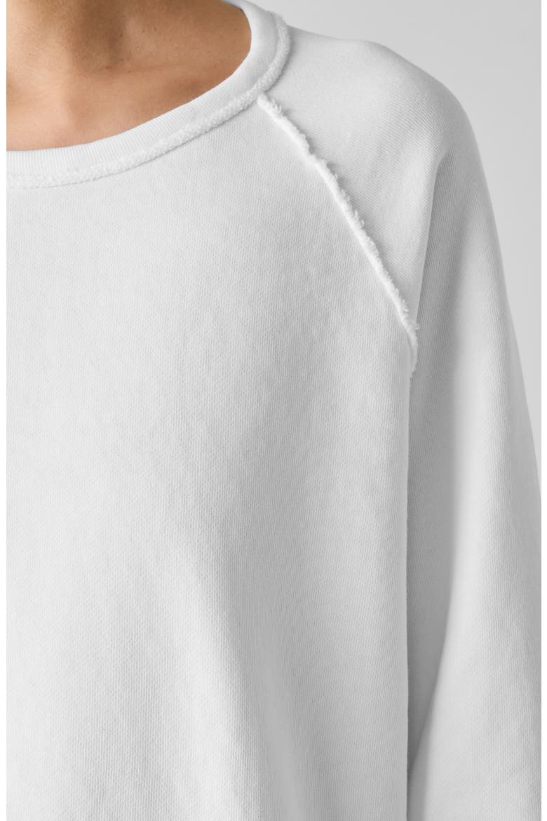 Boxy Organic Cotton Knit Top, Alternate, color, WHITE
