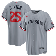 Nike 2026 All-Star Game Men's Minnesota Twins Byron Buxton Nike Gray Replica Jersey