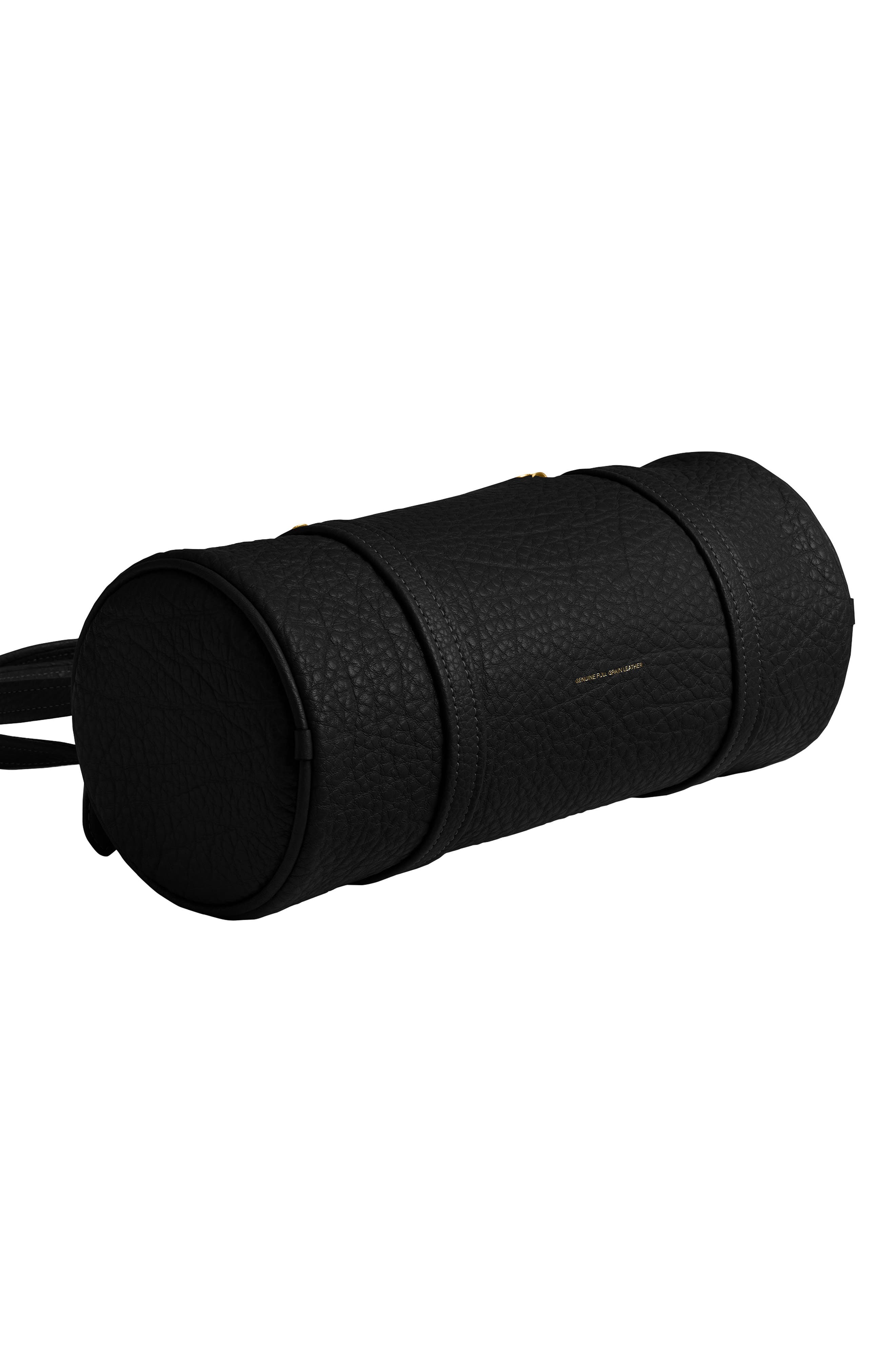 COACH Kisslock 28 Leather Barrel Bag, Alternate, color, 