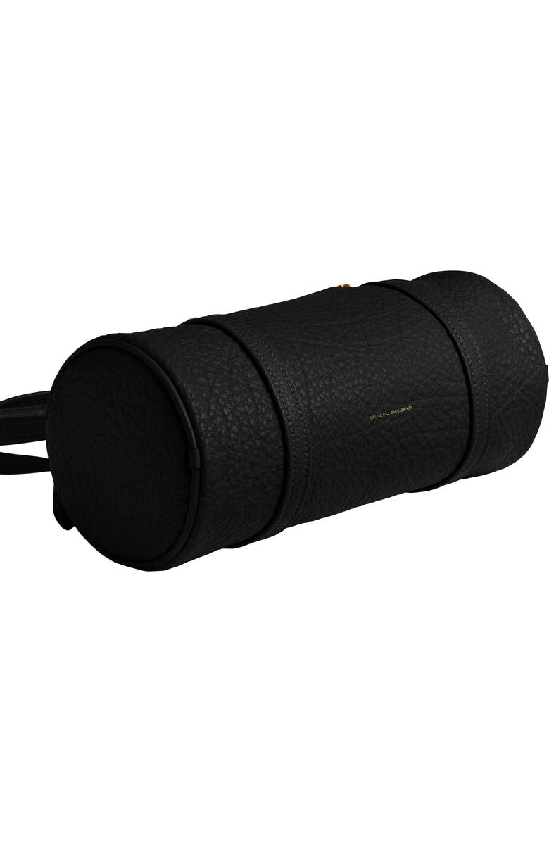 COACH Kisslock 28 Leather Barrel Bag, Alternate, color,