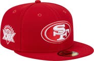 New Era Men's New Era Scarlet San Francisco 49ers Super Bowl XXIX Main Patch 59FIFTY Fitted Hat