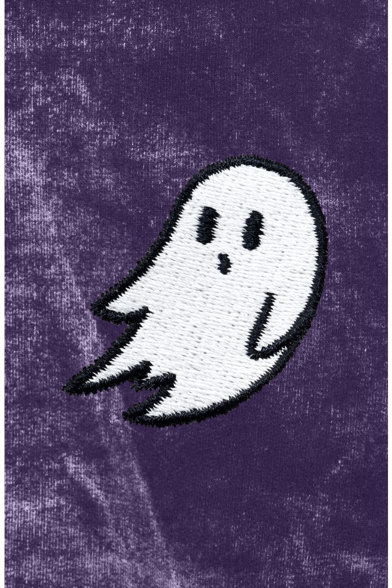 Ghost Mens Mineral Washed Hoodie, Alternate, color, Purple