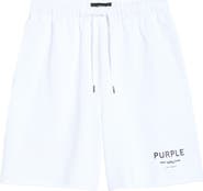PURPLE BRAND Signature Midweight Fleece Sweat Shorts