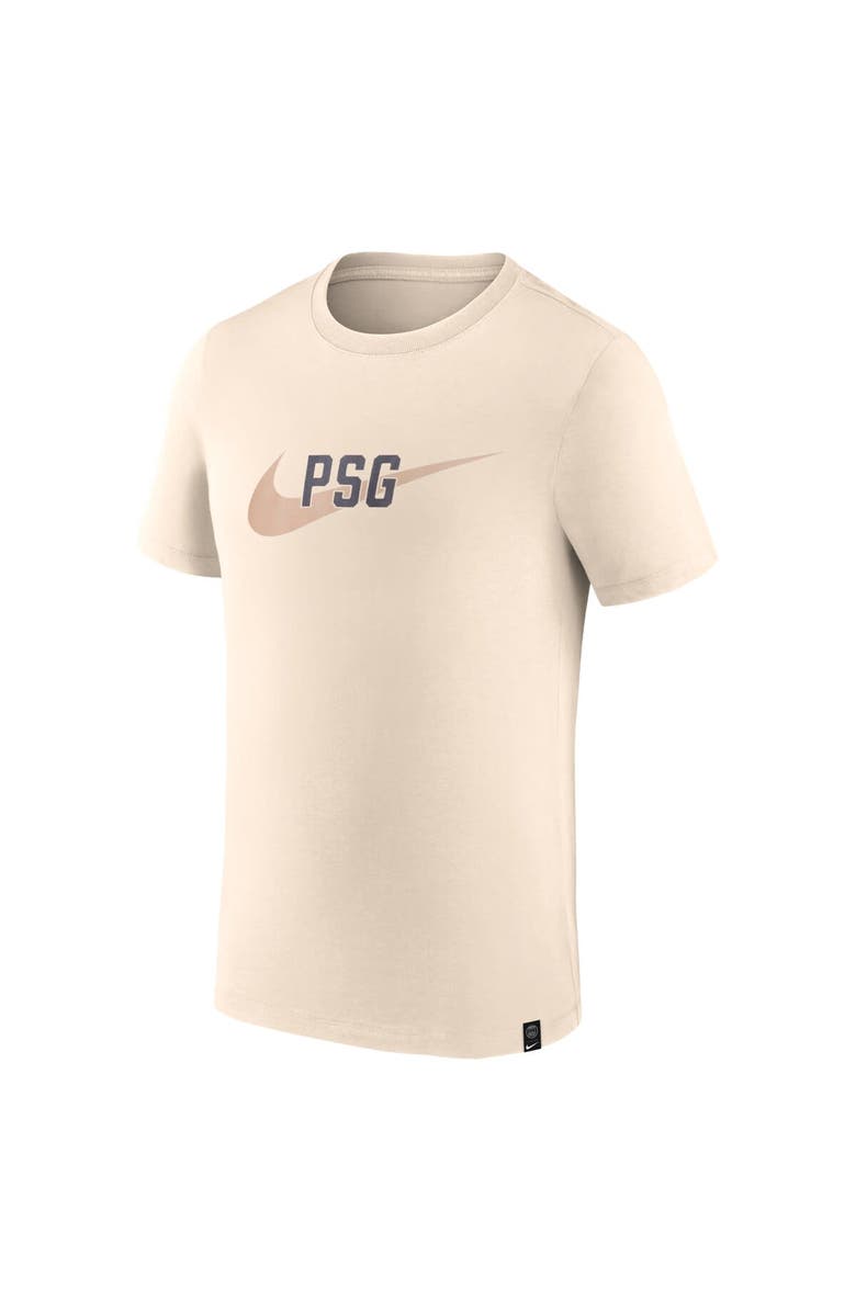 Nike Men's  Nike  Cream Paris Saint-Germain Swoosh T-Shirt, Alternate, color, 
