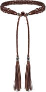 Sam Edelman Braided Leather Rope Belt