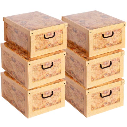 6 Pack Large Size Storage Box