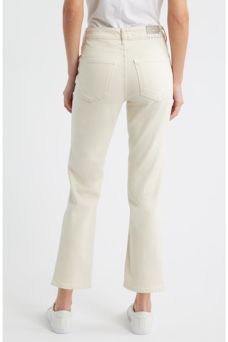 New York High Waist Straight Leg Crop Jeans, Alternate, color, BEIGE CLASSIC BLUE