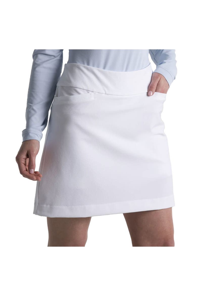 Fairway and Greene Carrie 16.5 Inch Womens Golf Skort, Main, color, White