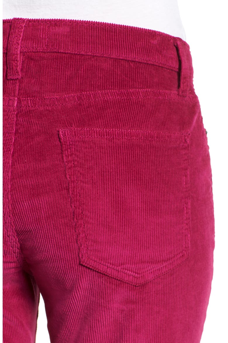 The Jarvis High Waist Corduroy Bootcut Pants, Alternate, color, WILD ASTER