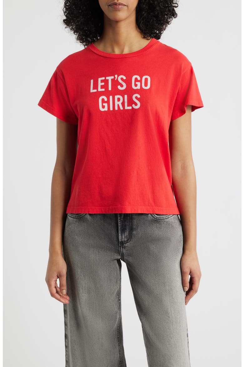 Shania Twain Let's Go Girls Cotton Graphic T-Shirt, Main, color, RUBY RED