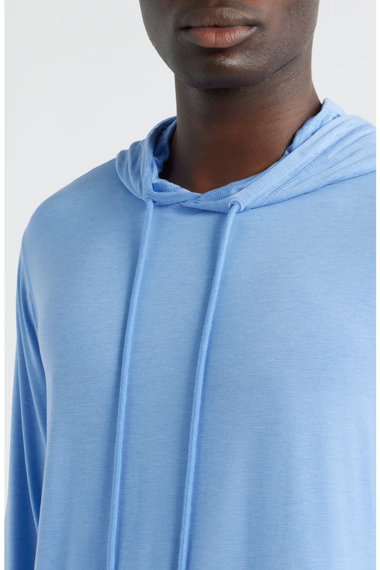 Sleek Pajama Hoodie, Alternate, color, WHISPER BLUE