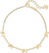 DEVATA Devata Butterfly Chain Bracelet in 14K Gold, 5mm